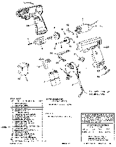Exploded Diagram A Diagram and Parts List for 9049KC-04 Type 1 Black and Decker Drill